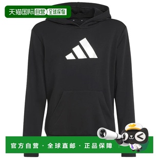 黑色 FELPA ADIDAS GLAM JV5267NERO BAMBINA GRAPHI 男童卫衣