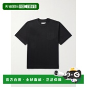 潮奢 Sacai 男士 1h可退 层叠感棉针织T恤 2503794M001