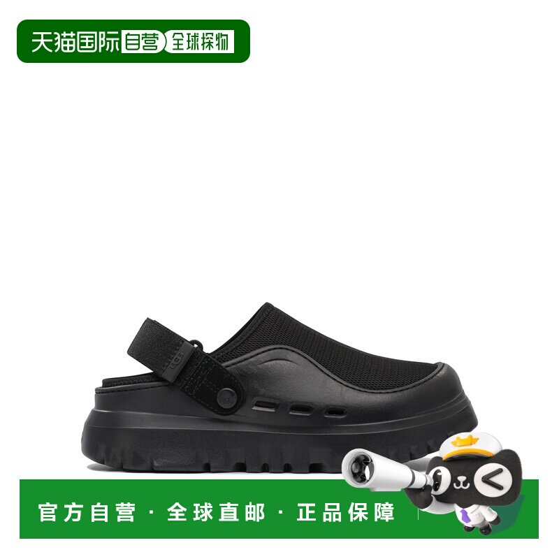 1h可退 UGG 男士凉鞋 1166912BLK SS2026 黑色 M Peakmod拖鞋半拖图片