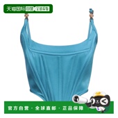 潮奢 舒适时尚 versace 女士 1h可退 blue蓝色 范思哲 上衣