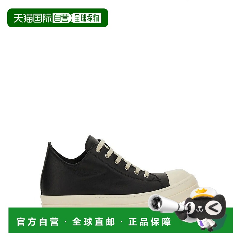 1h可退 RICK OWENS 男士运动鞋 RU02E1891LCO911 AW2025 黑色