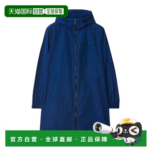 BURBERRY 男士外套 81060041 SS2025 蓝色 棉质风雪风衣休闲风