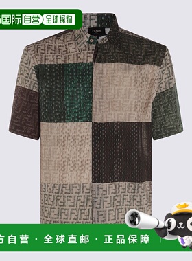 FENDI 男士衬衫 FS0795AU73F1RFY AW2025 花色 Multicolor linen
