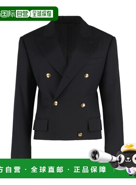 CELINE 女士外套 RV15H650D38NO SS2026 黑色 Colonne blazer