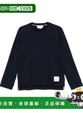 THOM BROWNE 男士T恤 MJS289A00042415 AW2025 蓝色