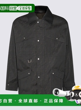 1h可退 潮奢FENDI芬迪男士FF图案休闲外套FW1329ASCK日常夹克