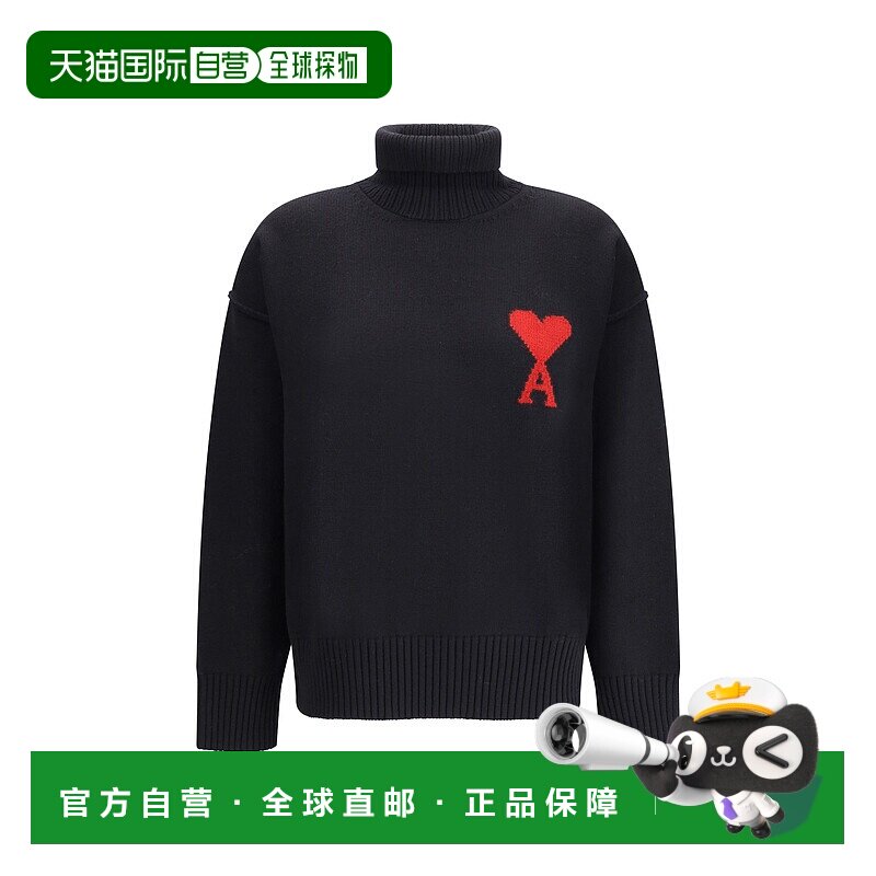 1h可退 潮奢 Ami Paris 女士 Ami De Coeur 高领毛衣 UKS83901800