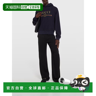 1h可退 GUCCI 男士卫衣 864624XJHT84002 SS2026 蓝色长袖