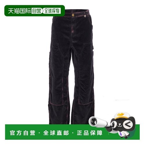 PINKO 女士休闲裤 104641A2RZI84 AW2025 黑色 Brown Praia Jeans