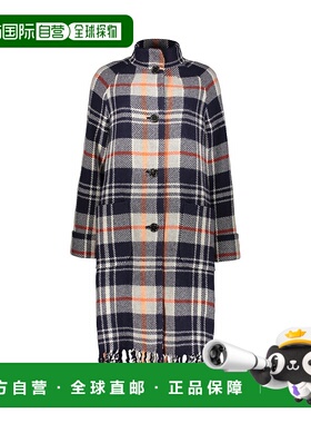 KENZO 女士披肩 FC62MA0589OL77 AW2022 花色 格纹大衣