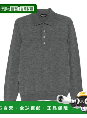 1h可退 TOM FORD 男士针织衫 YMW103KPL003IG680 AW2025 灰色