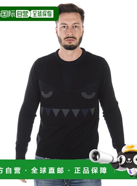 FENDI 男士针织毛衣 FAE501A0DCNEROF0GME CO 黑色