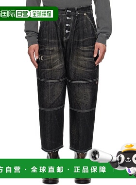 1h可退 潮奢 THUG CLUB 男士 黑色 Dickies 联名 Double Knee 牛