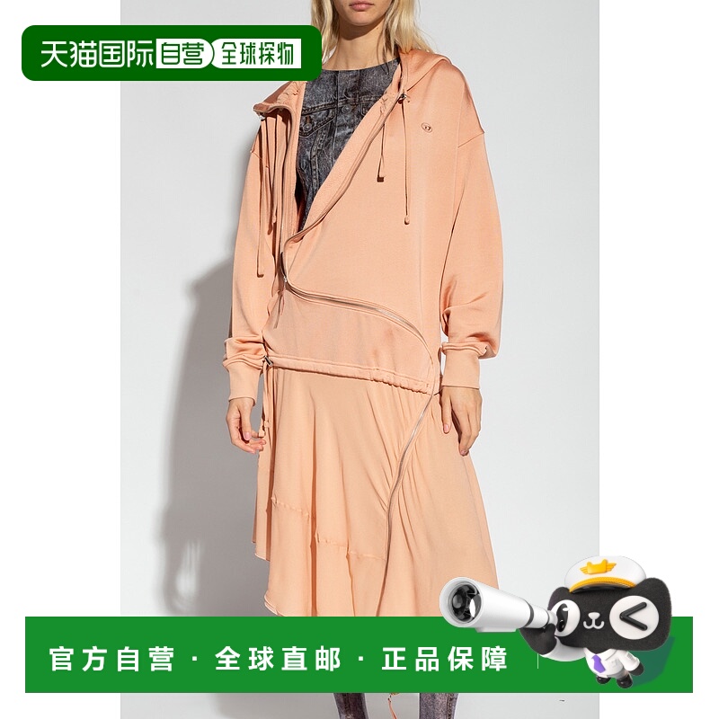 DIESEL 女士半身裙 A072740GRAX3CH SS2023 花色 连帽连衣裙