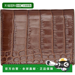 1h可退 潮奢 Tom Ford 汤姆 福特 男士 棕色 Folding 卡包 Y0417L