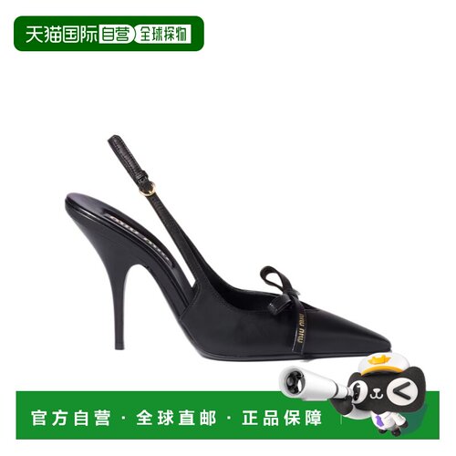 MIU MIU 女士凉鞋 5I474E79NF105F0002 SS2026 黑色高跟拖鞋