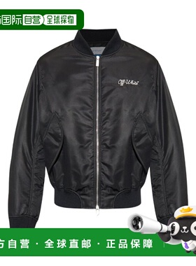 1h可退 潮奢 off-white 男士 米白黑色夹克 44MEH05EC9F0021001