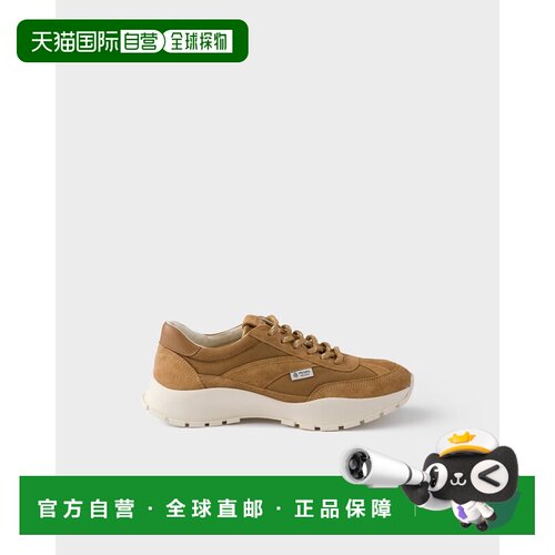PRADA 女士休闲鞋 1E503O3ZO7F0401F045 AW2026 棕色运动鞋