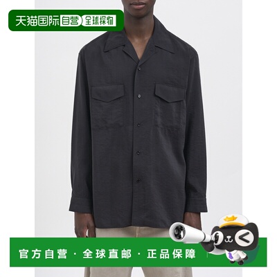 LEMAIRE 男士衬衫 NSH1233LF1308BK999BLACK SS2026