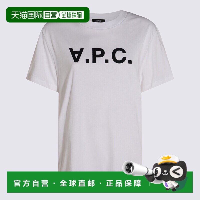 A.P.C. 男士T恤 COHBMM26384TAE CO 白色 Standard Big Vpc T-Shi