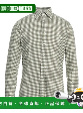 1h可退 潮奢 Alessandro Gherardi 男士 格纹衬衫