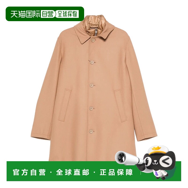 1h可退 HERNO 男士大衣 CA000215U33432R2150 AW2025 驼色