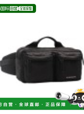 1h可退 GIVENCHY 男士腰包 BK50F8K1ZL001 AW2025 黑色 'Essentia