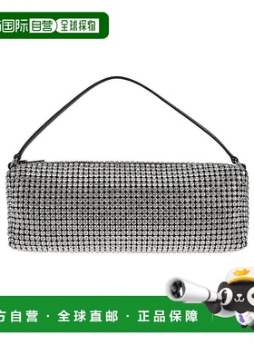 1h可退 ALEXANDER WANG 女士单肩包 20124P02M-0 SS2025 黑色