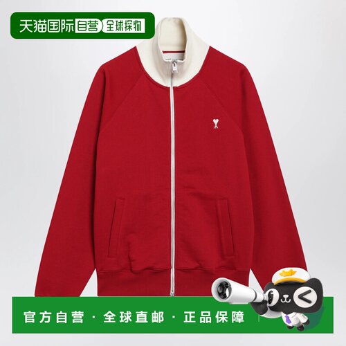 1h可退 Ami Paris 男士针织衫 USW796JE0245A202 AW2026 红色
