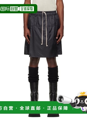 1h可退 潮奢 rick owens 瑞克 欧文斯 男士 Moncler + 黑色 Kilt