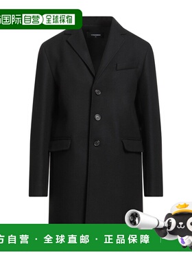 1h可退 潮奢 Dsquared2 二次方 男士 大衣 black黑色 舒适时尚