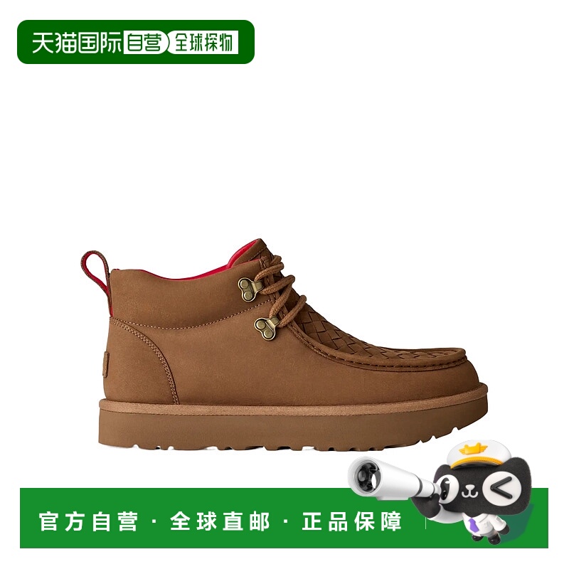 1h可退 UGG 男士靴子 1178992CHE AW2025 棕色 圆头短筒靴