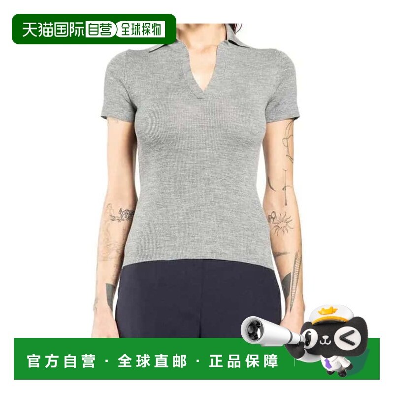 MAX MARA 女士POLO衫 1361176106007 SS2026 灰色短袖,女装/女士精品,POLO衫,淘宝优惠券,粉丝福利购,淘宝优惠卷