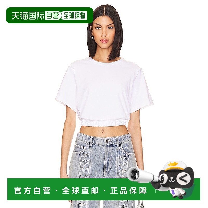 1h可退 潮奢 Simkhai 女士 Jojo 短款T恤 1242002E高档正品舒适