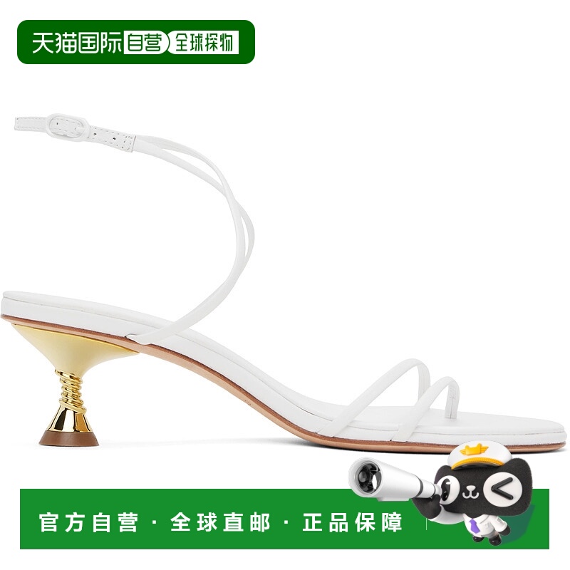 1h可退 潮奢 Studio Amelia 女士 白色 Helix 50 凉鞋 F850CFS