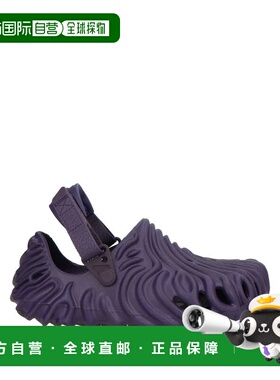 1h可退 潮奢 Crocs 卡骆驰 女士 Mules 木屐 purple紫色 舒适时尚