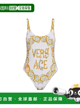 VERSACE 女士泳装 10165921A154675K640 AW2025 白色泳衣