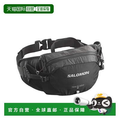 SALOMON 男士腰包 LC2183800BLACK SS2025 黑色 TRAILBLAZER BELT