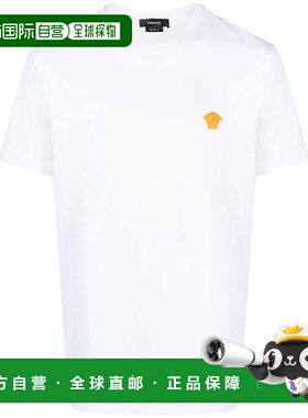 VERSACE 男士T恤 10084811A08489 AW2023 白色 VERSACE MEDUSA MO