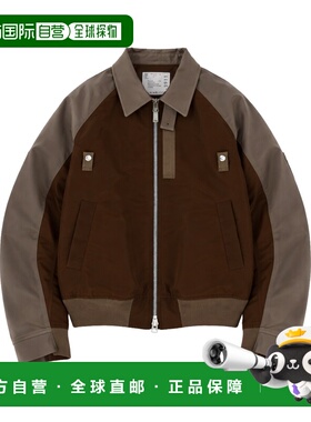 潮奢 Sacai 男士 运动外套 2603911M314 grey灰色 舒适时尚