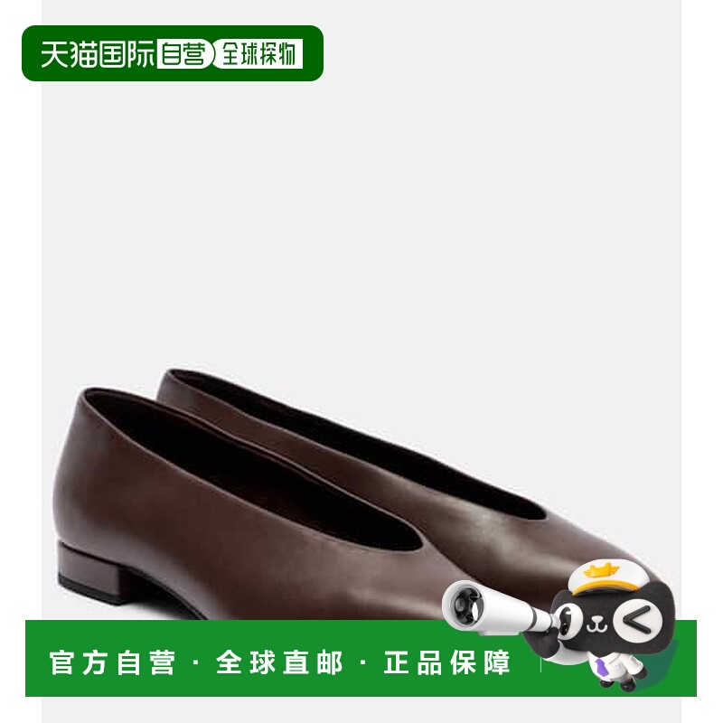 1h可退 潮奢 Loro Piana 诺悠翩雅 女士 Rebecca 皮质芭蕾舞鞋