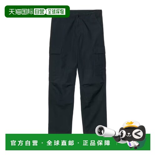 CARHARTT WIP 男士休闲裤  AW2025 I032467J002黑色工装裤