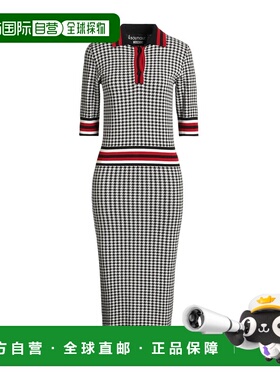 潮奢 moschino 女士 夏装连衣裙 white白色 舒适时尚包臀裙