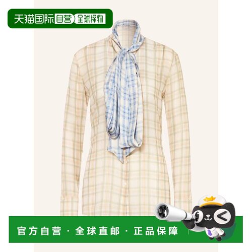ACNE STUDIOS 女士衬衫 100298639216000 CO 花色 Silk bow-tie b