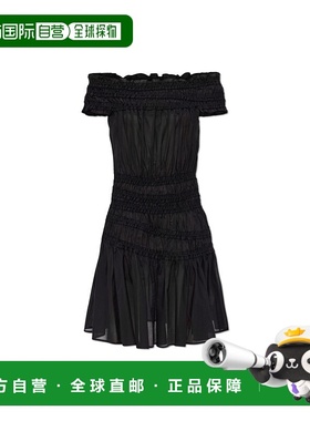 TORY BURCH 女士连衣裙 1645190001 SS2025 黑色 Off-the-shoulde