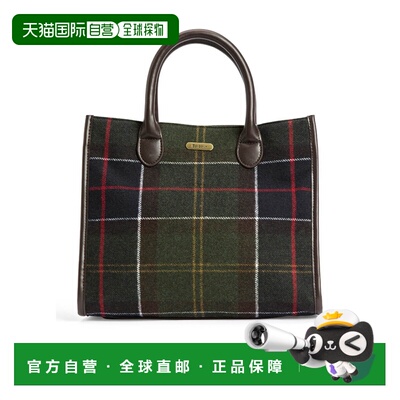 Barbour 女士运动包 LBA0423OL91 AW2025 花色 格纹手提包