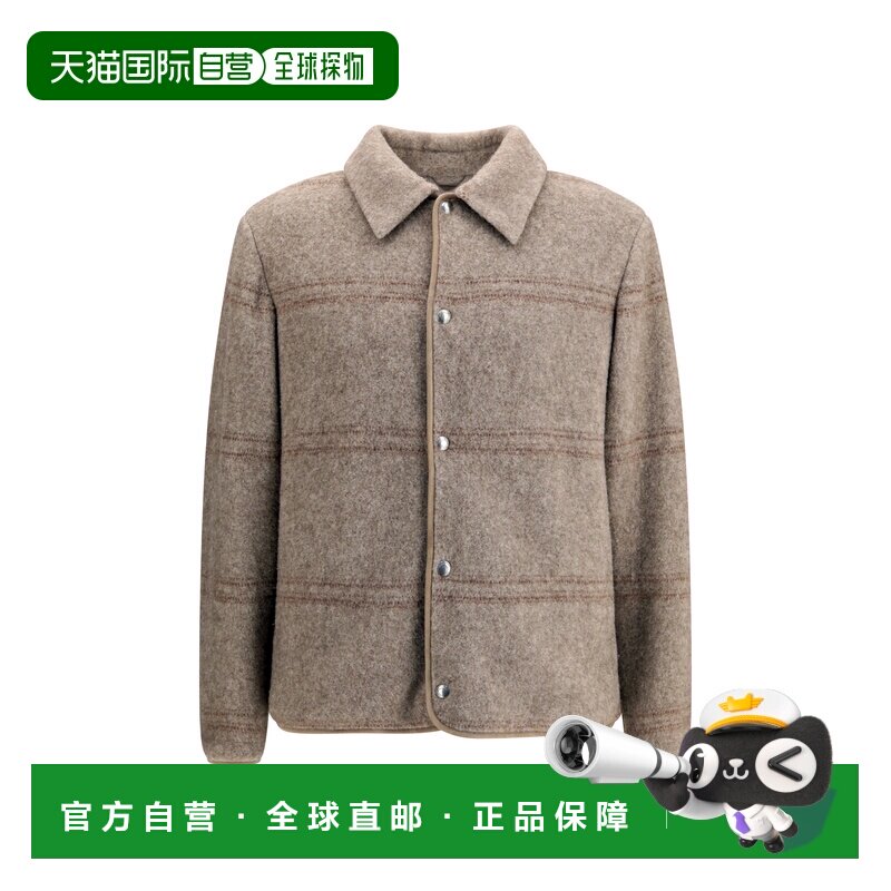 1h可退 潮奢 Loro Piana 诺悠翩雅 男士 Alta Badia 条纹牦牛羊毛