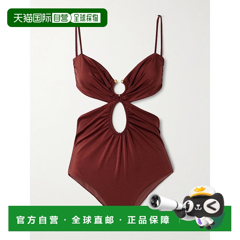 1h可退 潮奢 JOHANNA ORTIZ 女士 Sunny Days 精饰剪口泳衣 PT027