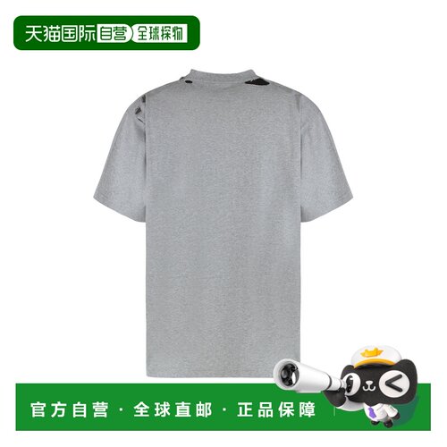 BALENCIAGA 男士T恤 831305TSVL81300 AW2025 白色短袖巴黎世家