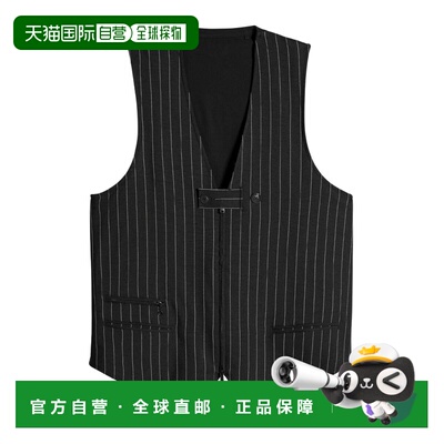 1h可退 潮奢 Y-3 男士 黑色 Sport Uniform Pinstripe Tailored